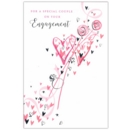 GREETING CARDS,Engagement 6's Hearts