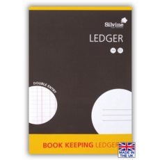 BOOK KEEPING,A4 Double Entry Ledger