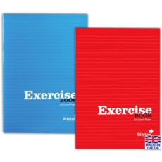 EXERCISE BOOK,A4 Red & Blue Soft Cover 120pg