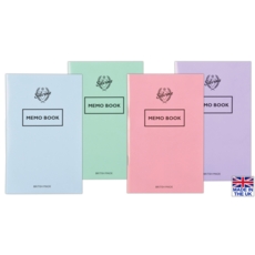 NOTEBOOK,Memo Book Pastel 4 Asst.CDU