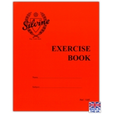 EXERCISE BOOK,Feint 8x6 20lv (Silvine)