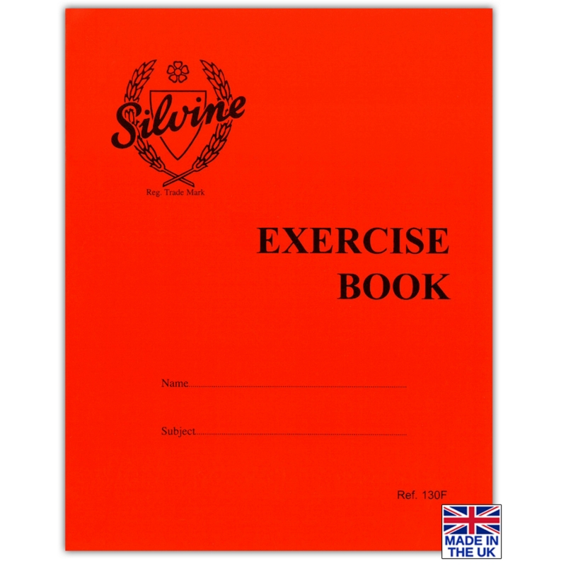 EXERCISE BOOK,Feint 8x6 20lv (Silvine)