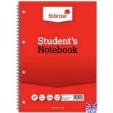 NOTEBOOK,Spiral Feint A4 60lv (Silvine)