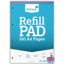 REFILL PAD,A4 N.Ft.& M Silvine 160 page 80lv
