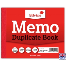 DUPLICATE BOOK,Feint 4.1x5/106x125mm (Silvine)