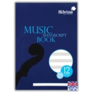 MUSIC BOOK,12 Stave 12lv (Silvine)