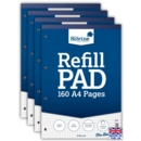 REFILL PAD,A4 Squares 5mm 160 page(Carton Price,4x6pc)