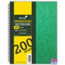 NOTEBOOK,Spiral/Stiff Cover A5 100lv (Silvine)