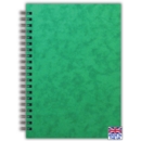 NOTEBOOK,Spiral/Stiff Cover A6 100lv (Silvine)