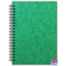 NOTEBOOK,Spiral/Stiff Cover A6 100lv (Silvine)