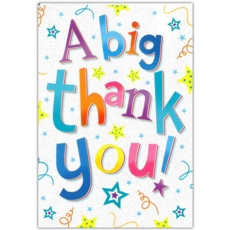 THANK YOU CARDS,6's Contempary Text