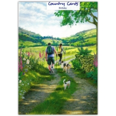 GREETING CARDS,Birthday 6's Walking