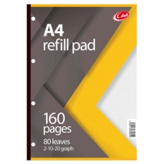 REFILL PAD,A4 Graph CLUB 160 page 80lv