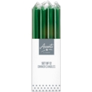 CANDLE,Dinner Metallic Green 25cm CDU