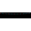 LIGHTS,LED String Letters,20pc Multicoloured B/Op (Was 15.99)