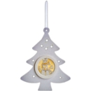 TREE DECORATION.Light Up Tree 16cm snowman  B/op (Was 3.49)