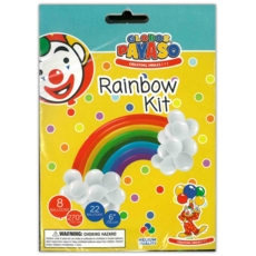 BALLOON KIT, Rainbow,8x152cm & 22x15cm Balloons  H/pk