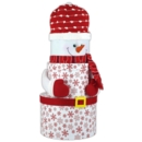 GIFT BOX,Snowman Red 3's (Was 14.99)