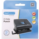 HOLE PUNCH,Metal Black, 22 Sheet Capacity. H/pk Box