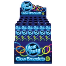 GLOW PARTY BRACELET, 20cm In Tube 12's CDU