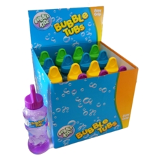 BUBBLE TUBS,Large with Wand 8oz  4 Asst, CDU