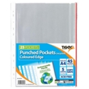 POLY POCKETS,A4 25's Recycled 45 micron (Tiger)