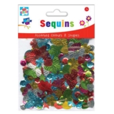 KIDS CRAFT,Sequins Assorted H/pk