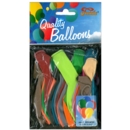 BALLOONS,Pkt 20's Large 12in Asst Col. H/pk           PB11A