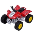 QUAD BIKE, Pull Back Power, Asst Colours, 6cm CDU