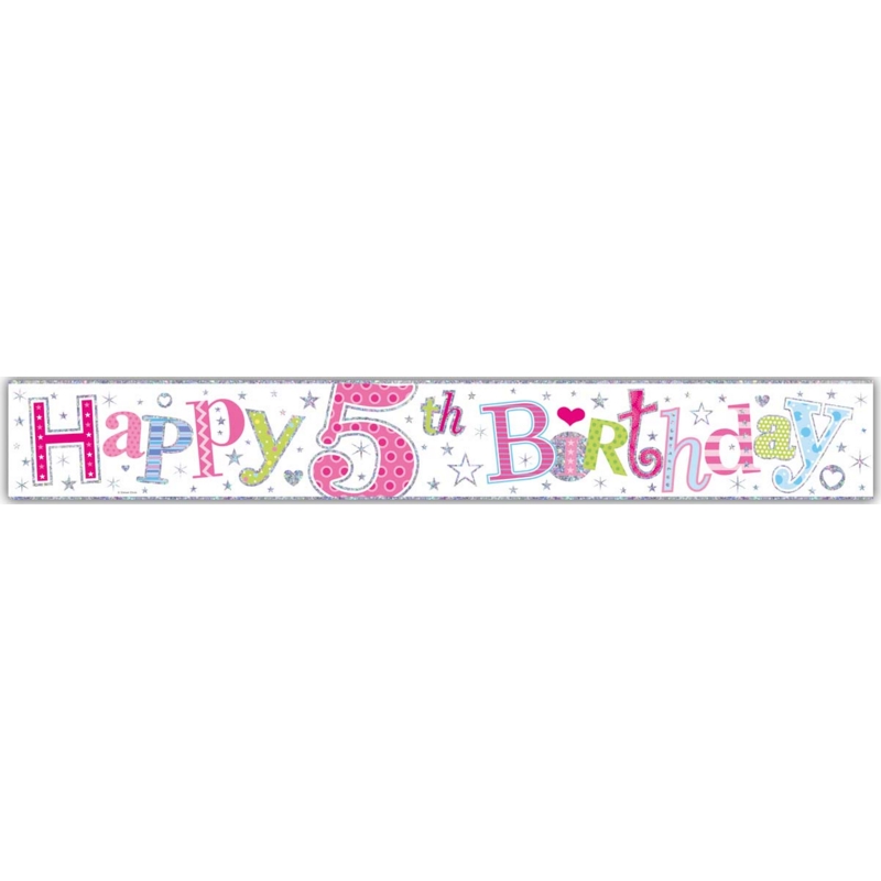 BANNER,Age 5 Girl