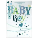 ISABEL'S GARDEN,Baby Boy 6's Hearts & Bunting (Was 1.70)