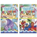 TRAVEL COLOURING SET, Dinosaurs & Superheros Asst.