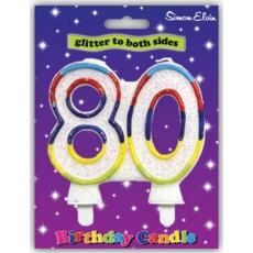 CAKE CANDLE,Age 80