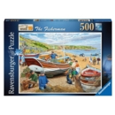 JIGSAW,500pc.Happy Days At Work,Fisherman(Ravensburger)