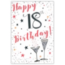 AGE 18 CARDS 6's Female Cocktails & Stars