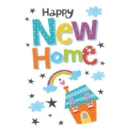GREETING CARDS,New Home 6's Clouds, Rainbow & Stars
