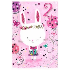 AGE 2 CARDS,Female 6's Mouse & Cake