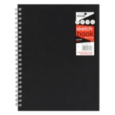 SKETCH BOOK,Twin Wire 130gsm A4 Hard Cover 60lv