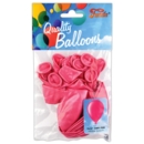 BALLOONS,Shiny Pink 15's 12"