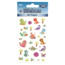 STICKERS,Artpaper Glitter Dinosaurs