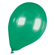 BALLOONS,Shiny Green 15's 12"