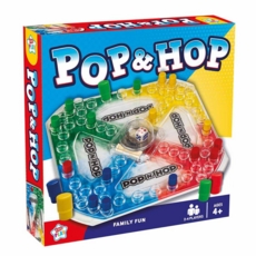 POP N' HOP Game, Age 4+ 2-4 Players, Bxd.