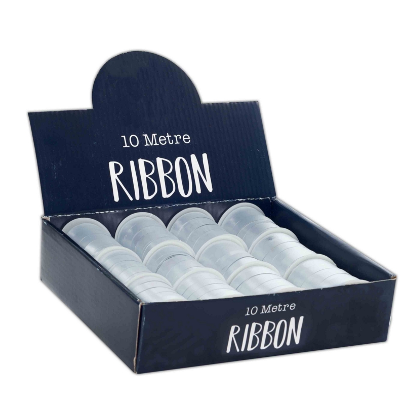 RIBBON COP,White 10mm X 10M