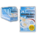 PLASTERS INVISIBLE AQUA 24's Washable, Breathable H/pk CDU