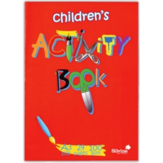 CHILDREN'S ACTIVITY SCRAP BOOK, A3 24pg 100gsm