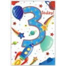 AGE 3 CARDS, 6's Male 3 Today, Space design