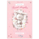 BIRTHDAY CARDS,Granddaughter Bunny Rabbit