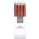 CANDLE, Dinner, Rose Gold 25cm CDU (Was 1.29)