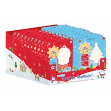 PAINT YOUR OWN,Ornament Plaster 2 Assorted H/pk