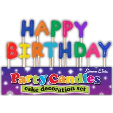 CAKE CANDLES,Happy Birthday H/pk